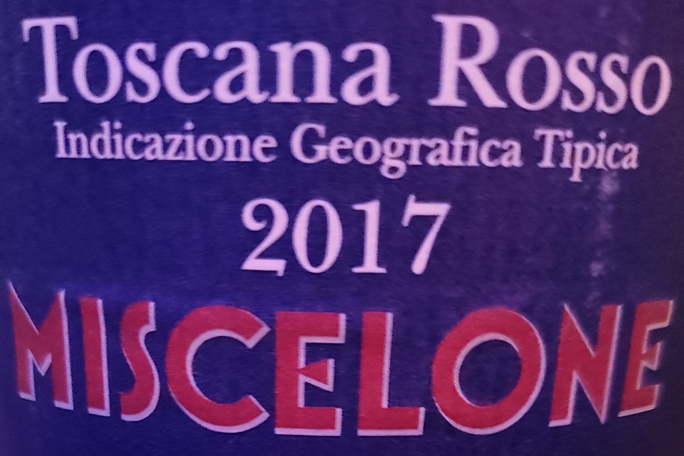 vino rosso toscano miscelone