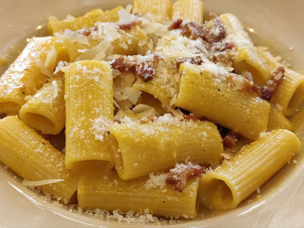 rigatoni alla carbonara