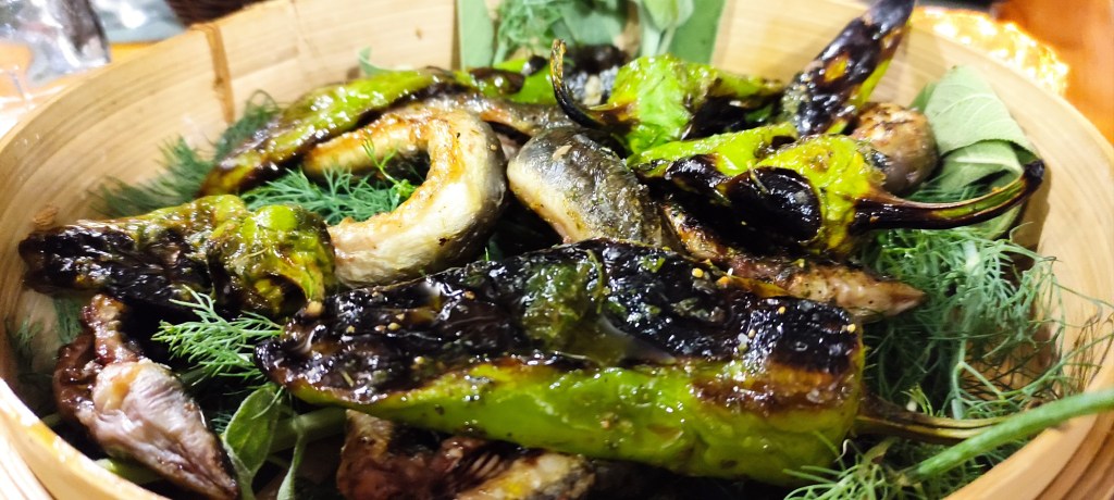 l'anguilla coi friggitelli