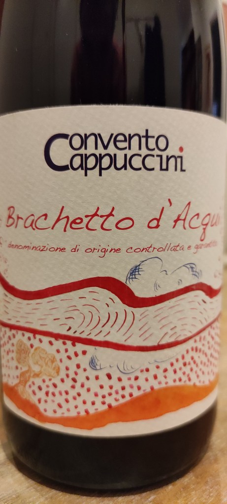 brachetto d'Acqui tappo raso, cantina convento cappuccini